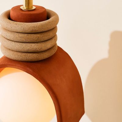 Shown in Terracota finish, Detail shot