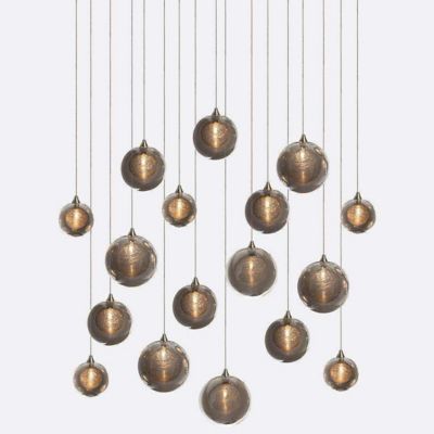 Kadur Drizzle 17 Rectangular LED Multi-Light Pendant