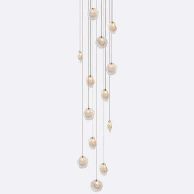 Crystal Shell CS13 LED Multi-Light Pendant