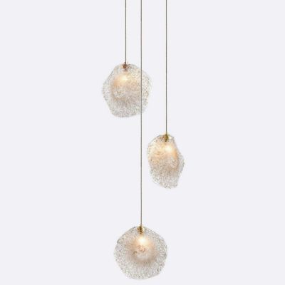 Crystal Shell CS3 LED Multi-Light Pendant