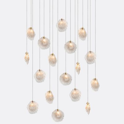 Crystal Shell 17 Multi-Light Pendant