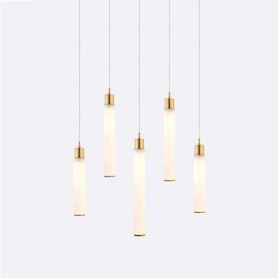 White Candle 5 Multi-Light Pendant
