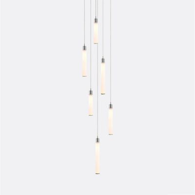 White Candle 6 Multi-Light Pendant