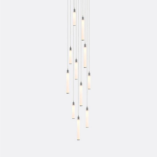 White Candle 11 Multi-Light Pendant