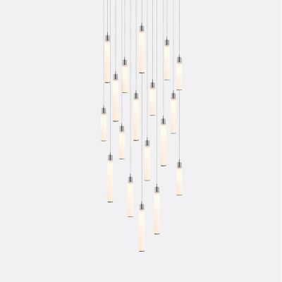 White Candle 18 Multi-Light Pendant