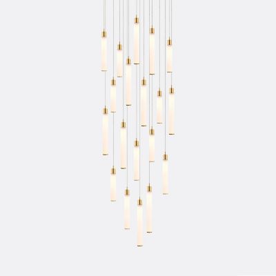 White Candle 19 Multi-Light Pendant