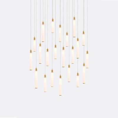 White Candle 22 Multi-Light Pendant