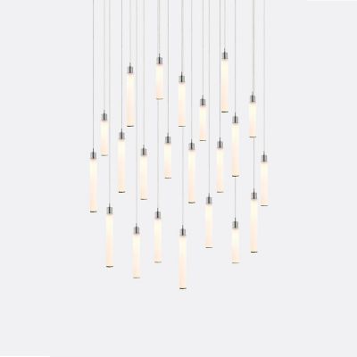 White Candle 22 Multi-Light Pendant