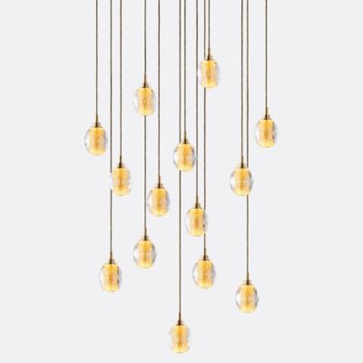 Honey Comb Rectangular Chandelier