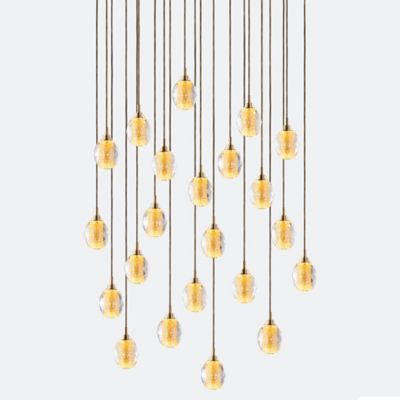 Honey Comb Rectangular Chandelier