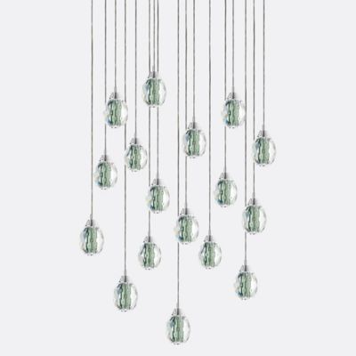 Honey Comb Rectangular Chandelier