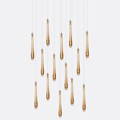 Dew Rectangular Canopy Chandelier