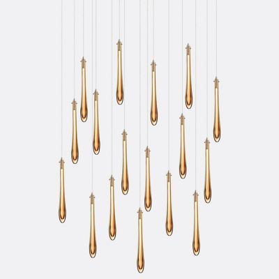 Dew Rectangular Canopy Chandelier