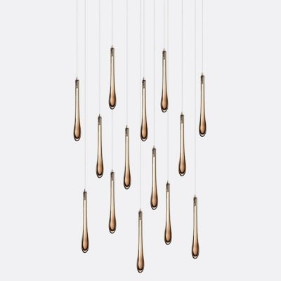 Dew Rectangular Canopy Chandelier