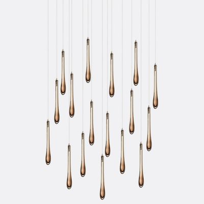 Dew Rectangular Canopy Chandelier