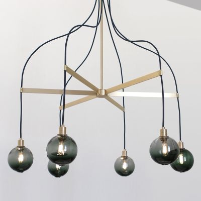 Drape Arm 6 Chandelier