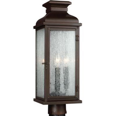 Pediment Outdoor Post Light