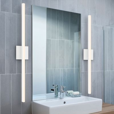 Shown in Satin White finish, 32 inch size, in use