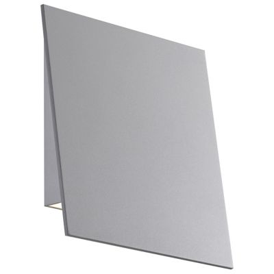 Angled Plane Outdoor LED Wall Sconce (Grey)-OPEN BOX RETURN