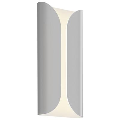 Folds Tall Indoor/Outdoor Wall Sconce(TexturedGray)-OPEN BOX