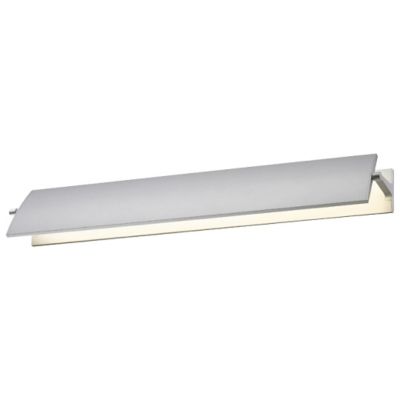 Aileron Flat Panel Wall Sconce(Satin Aluminum|24In)-OPEN BOX