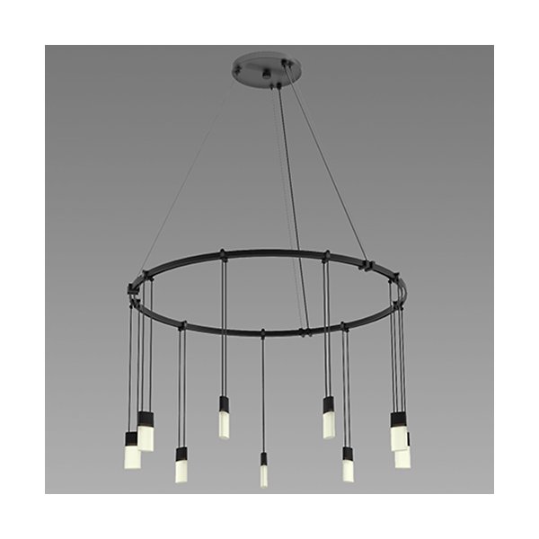 Suspenders 24-Inch LED Single Ring Chandelier