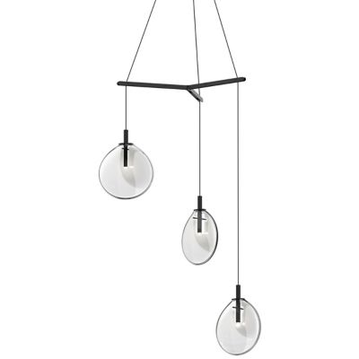 Cantina LED 3-Light Tri-Spreader Multi-Light Pendant