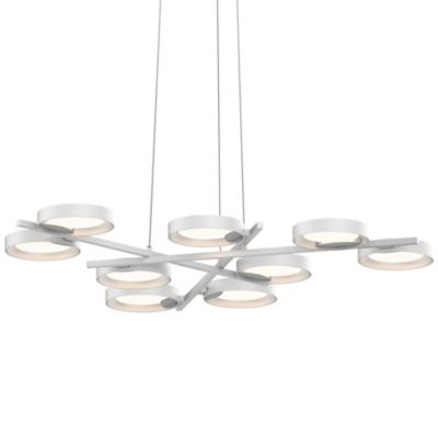 Light Guide Ring 9-Light Chandelier