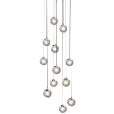Champagne Bubbles Round LED Multi-Light Pendant