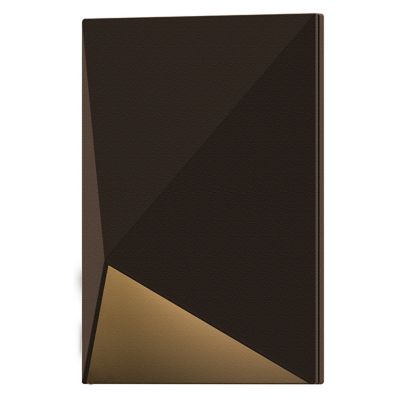 Triform Compact LED Wall Sconce (Textured Bronze) - OPEN BOX
