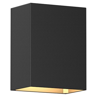 Box Indoor/Outdoor LED Wall Sconce (Textured Gray)-OPEN BOX
