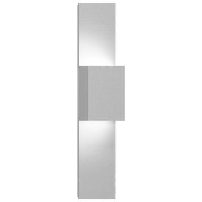 Flat Box 2-Light Indoor/Outdoor LED Panel Sconce