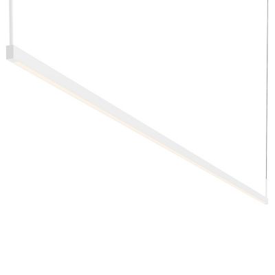 Thin-Line Pendant Light (White/8'/Two-Sided)-OPEN BOX RETURN