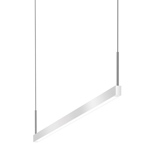 Thin-Line LED Pendant(Satin Aluminum/3In/One sided)-OPEN BOX