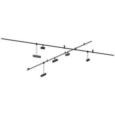Suspenders 2-Bar Freeform Surface Mount Bar-Mounted and Suspended Cell Luminaires