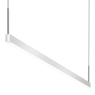 Thin-Line LED Pendant Light (Black|4'|Two-Sided) - OPEN BOX