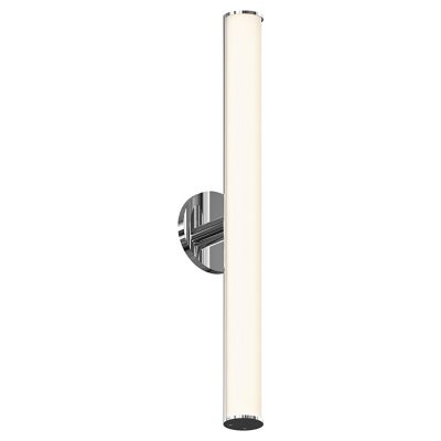 Bauhaus Columns Bath Bar (Polished Chrome|24 In) - OPEN BOX