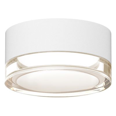 Reals Indoor/Outdoor LED Flushmount (Clear|White) - OPEN BOX