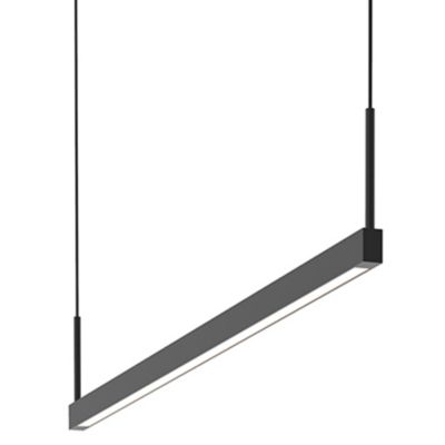 Thin-Line Pendant(Satin Black/4In/One-Sided)-OPEN BOX RETURN