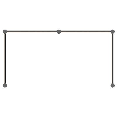 Purolinear 360 24" Double N LED Wall Sconce