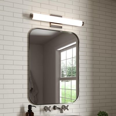 Shown in Satin Nickel finish, in use