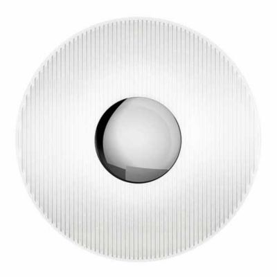 Meclisse Wall Sconce (Etched Glass|Polished Chrome)-OPEN BOX