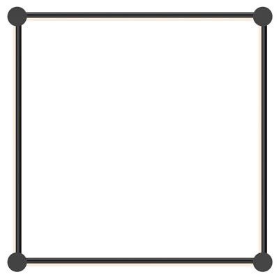 Purolinear 360 Square LED Wall Bar