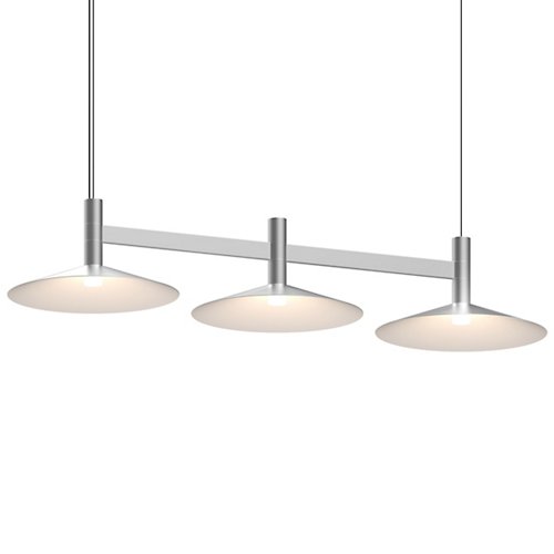 Systema Staccato LED Linear Suspension with Shallow Cone Shades