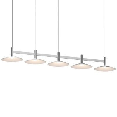 Systema Staccato LED Linear Suspension with Shallow Cone Shades
