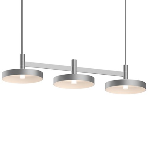 Systema Staccato LED Linear Suspension with Pan Shades