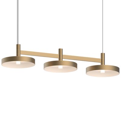 Systema Staccato LED Linear Suspension with Pan Shades