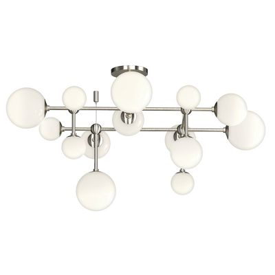 Sabon LED Semi-Flushmount (Satin Nickel) - OPEN BOX RETURN