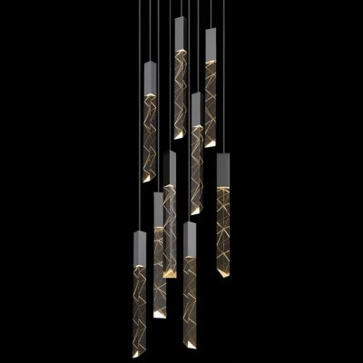 Trinity LED Round Multi-Light Pendant (9 Lights) - OPEN BOX