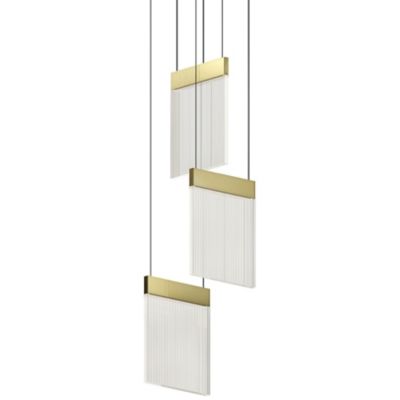 V Panels LED Multi-Light Pendant
